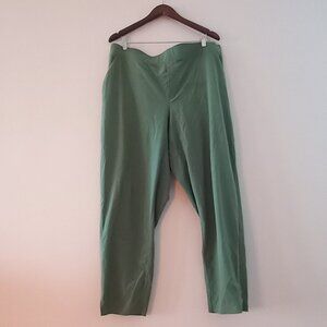 ATHLETA green "Brooklyn Mid Rise Ankle Pants"